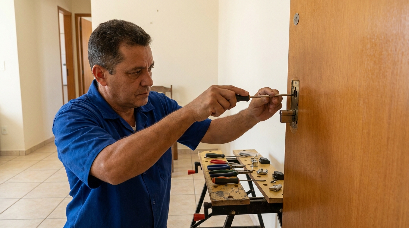 Troca de Segredo Residencial 24 horas no Cabral, Contagem‑MG